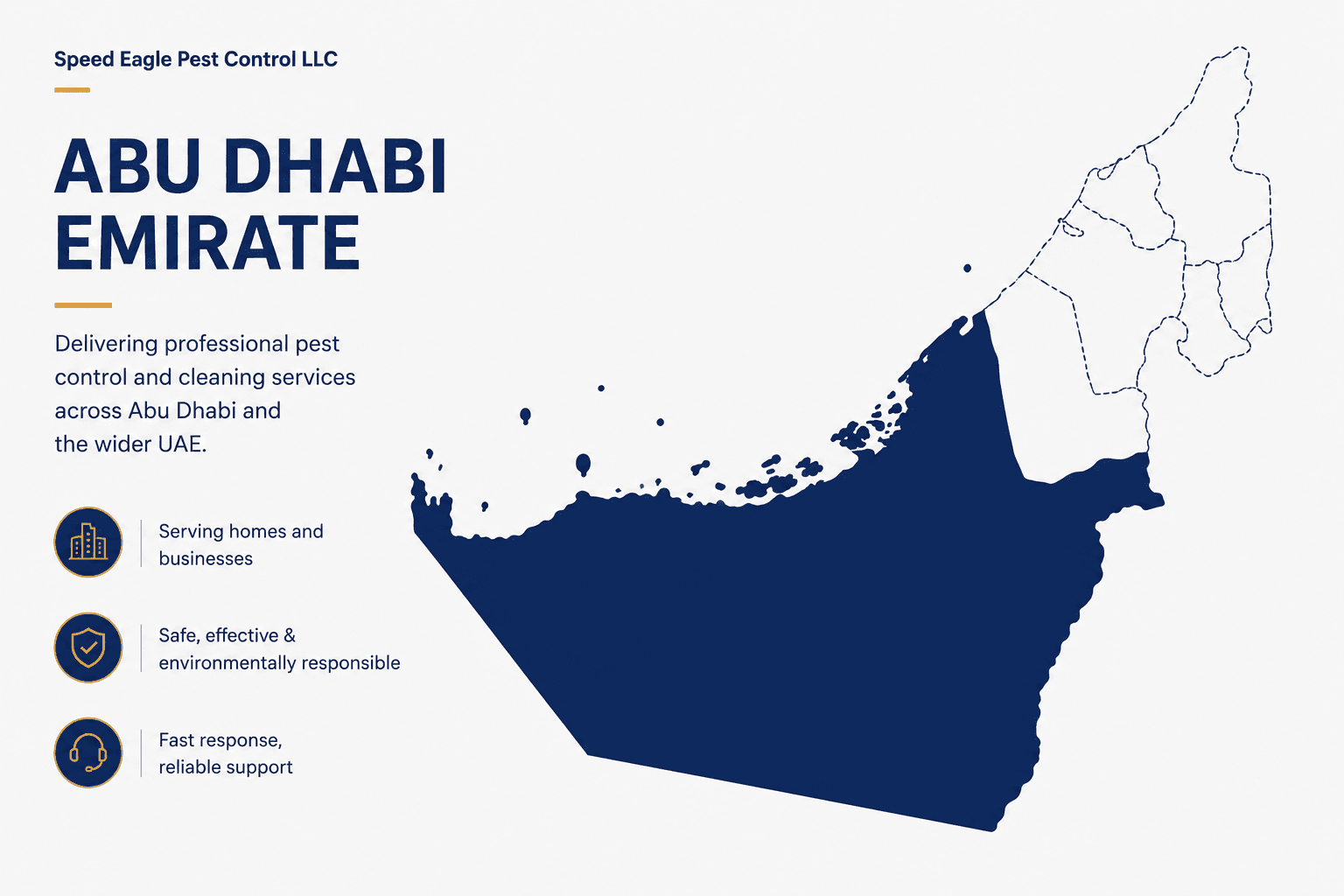 Abu Dhabi emirate - pest control and cleaning