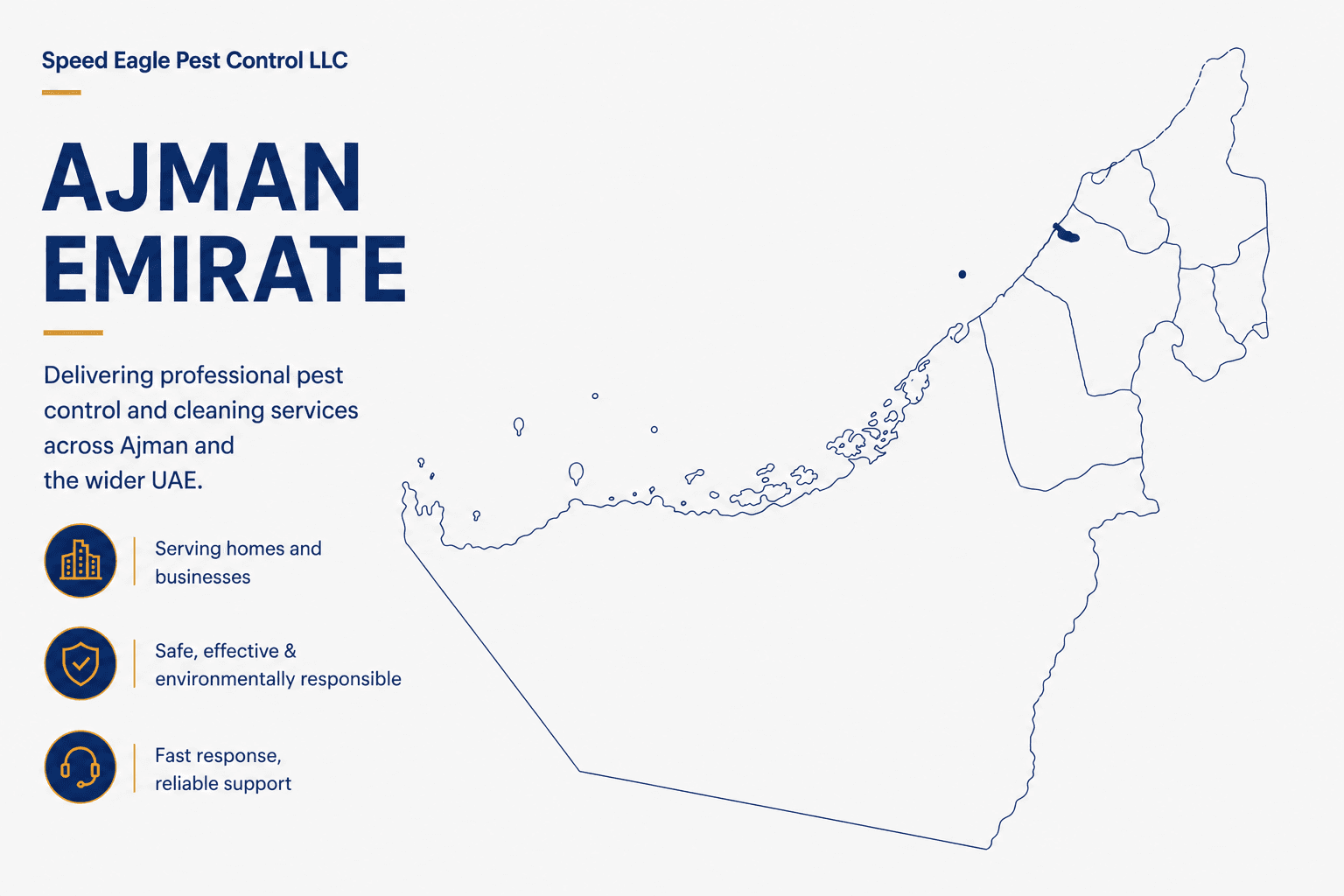 Ajman emirate - pest control and cleaning