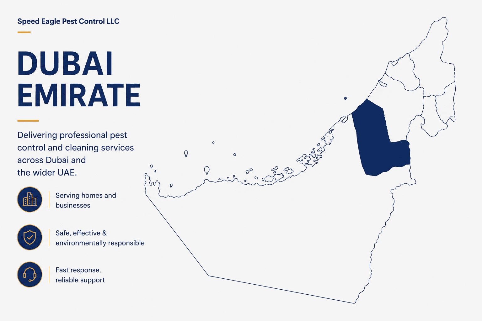 Dubai emirate - pest control and cleaning