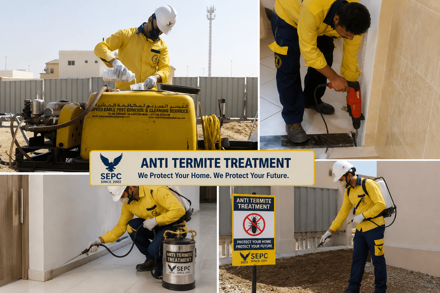 Anti-termite treatment: Site preparation: what the main contractor prepares