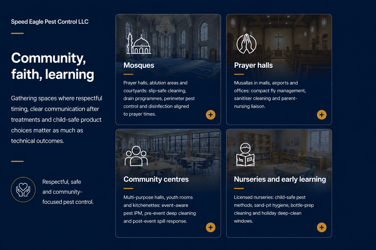 Community, faith, learning