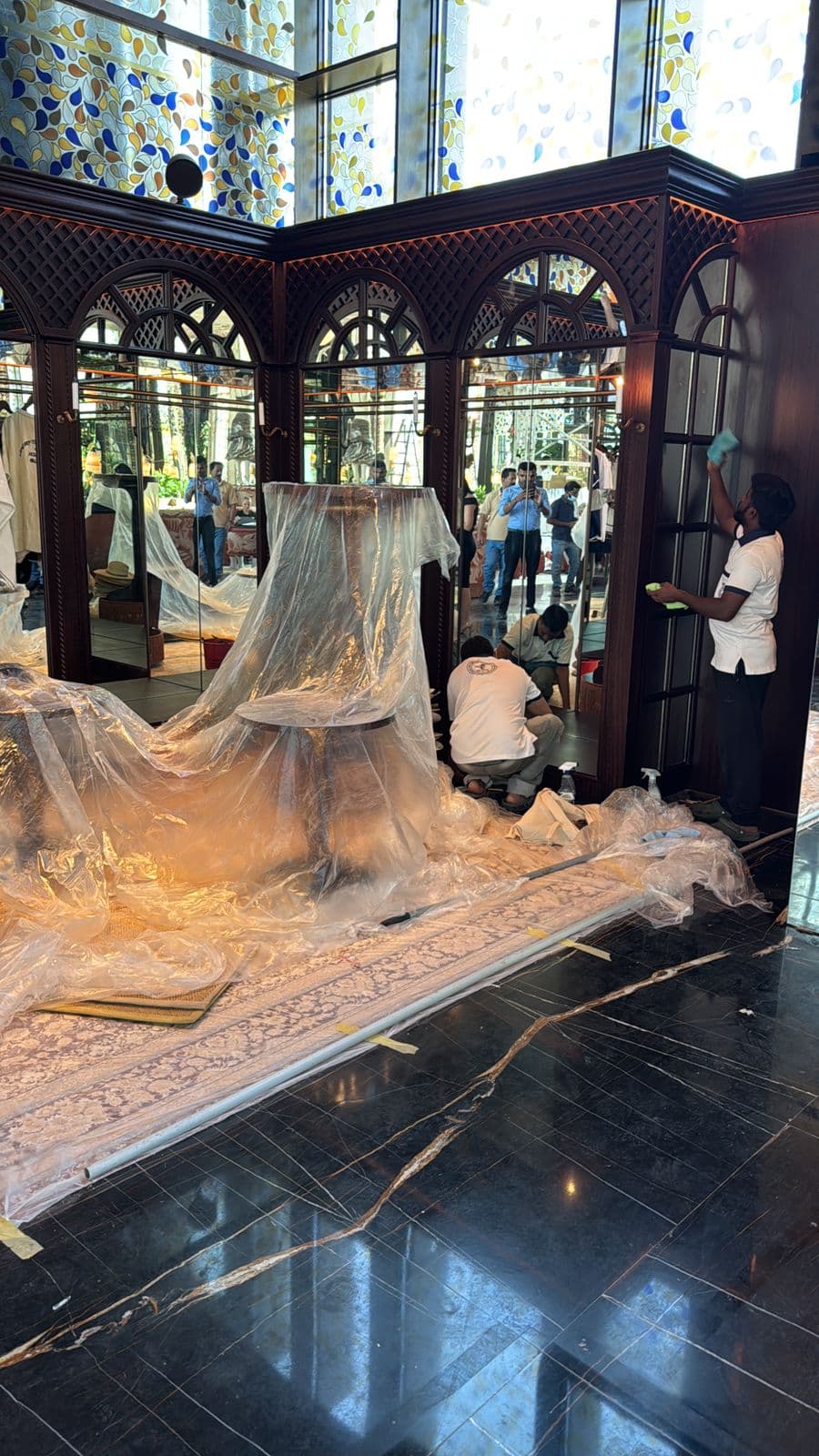 Chandelier cleaning - Cleaning gallery